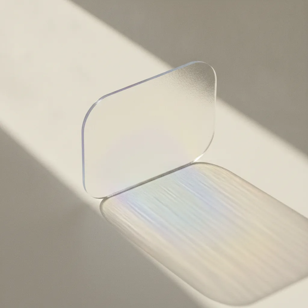 Een abstract beeld van zonnestralen die een symbolische huidbarrière raken, wat de impact van uv-straling illustreert.